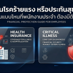 ประกันโรคร้ายแรง หรือประกันสุขภาพ ประกันแบบไหนที่พนักงานประจำต้องมีติดตัว?