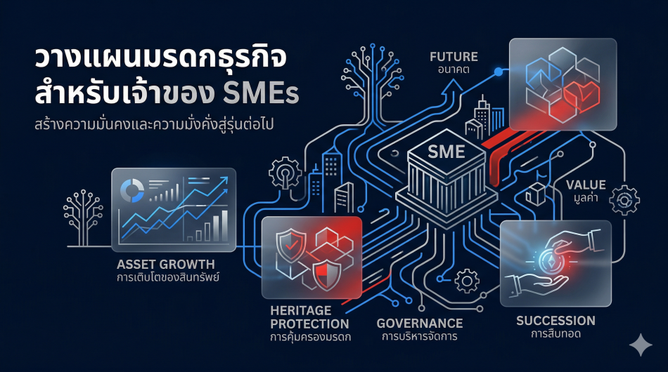การวางแผนมรดกด้วยเงินจากธุรกิจ